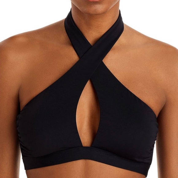 Aqua Swim Twisted Halter Bikini Top New With Tags size XL - Picture 4 of 7